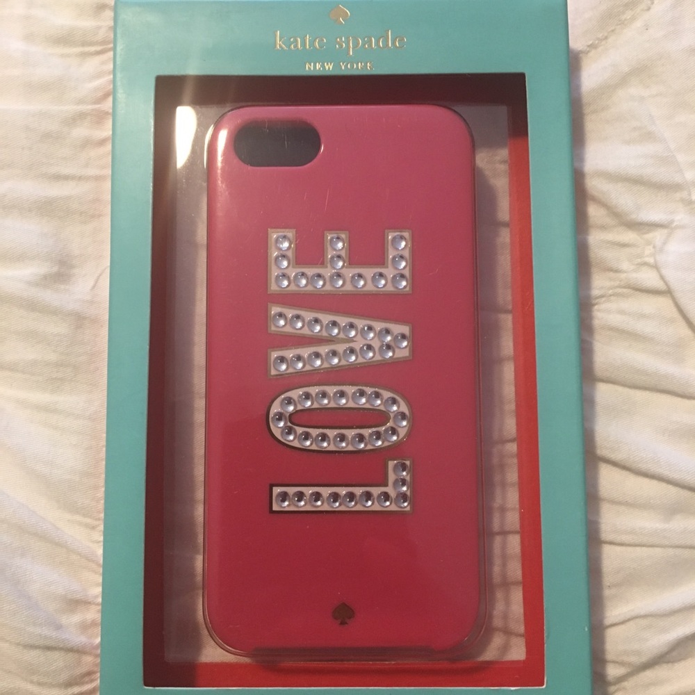 kate spade LOVE hybrid hard shell case iphone 5